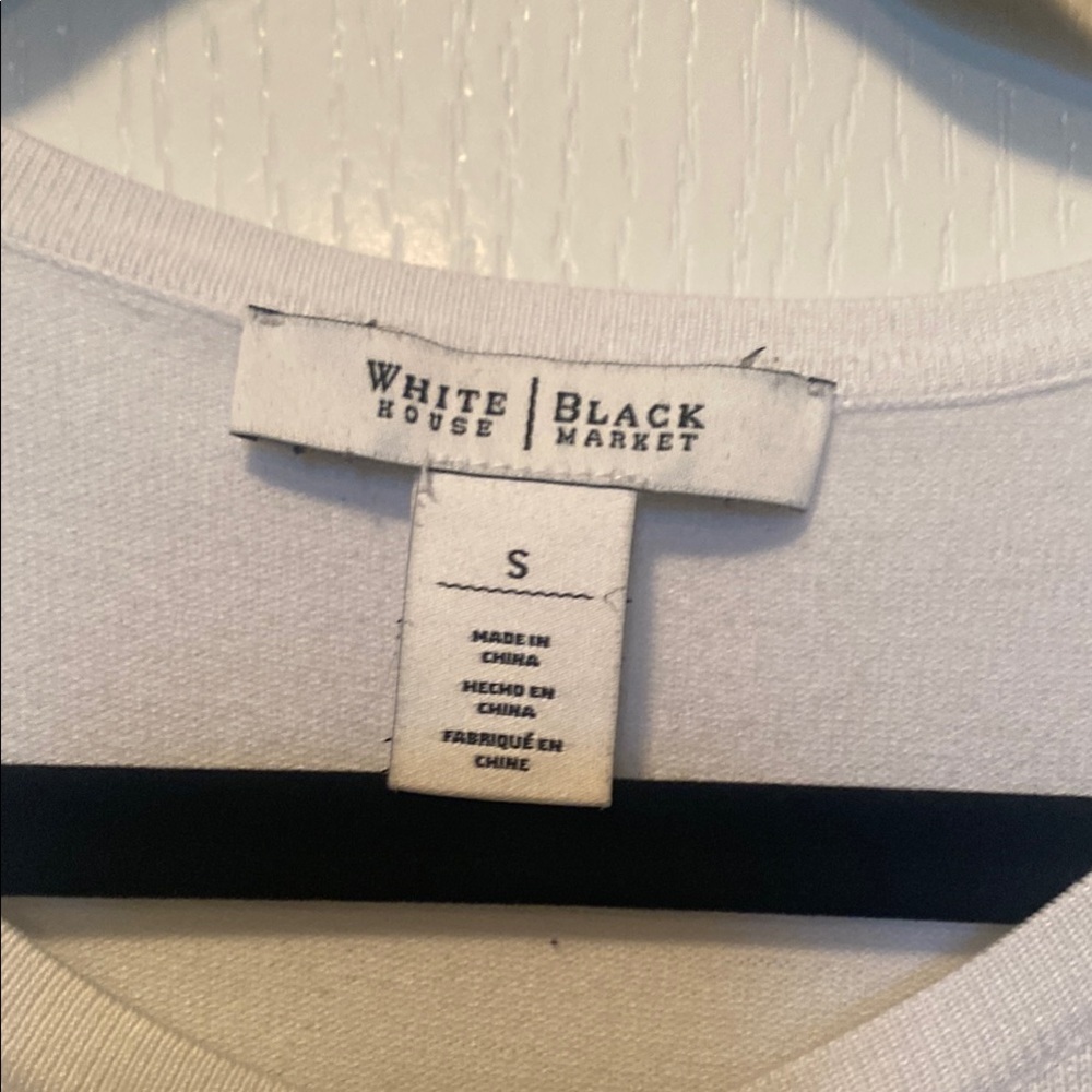 White House Black Market Cardigan Sweater with Long Sleeves and Fitted Style - Picture 2 of 4